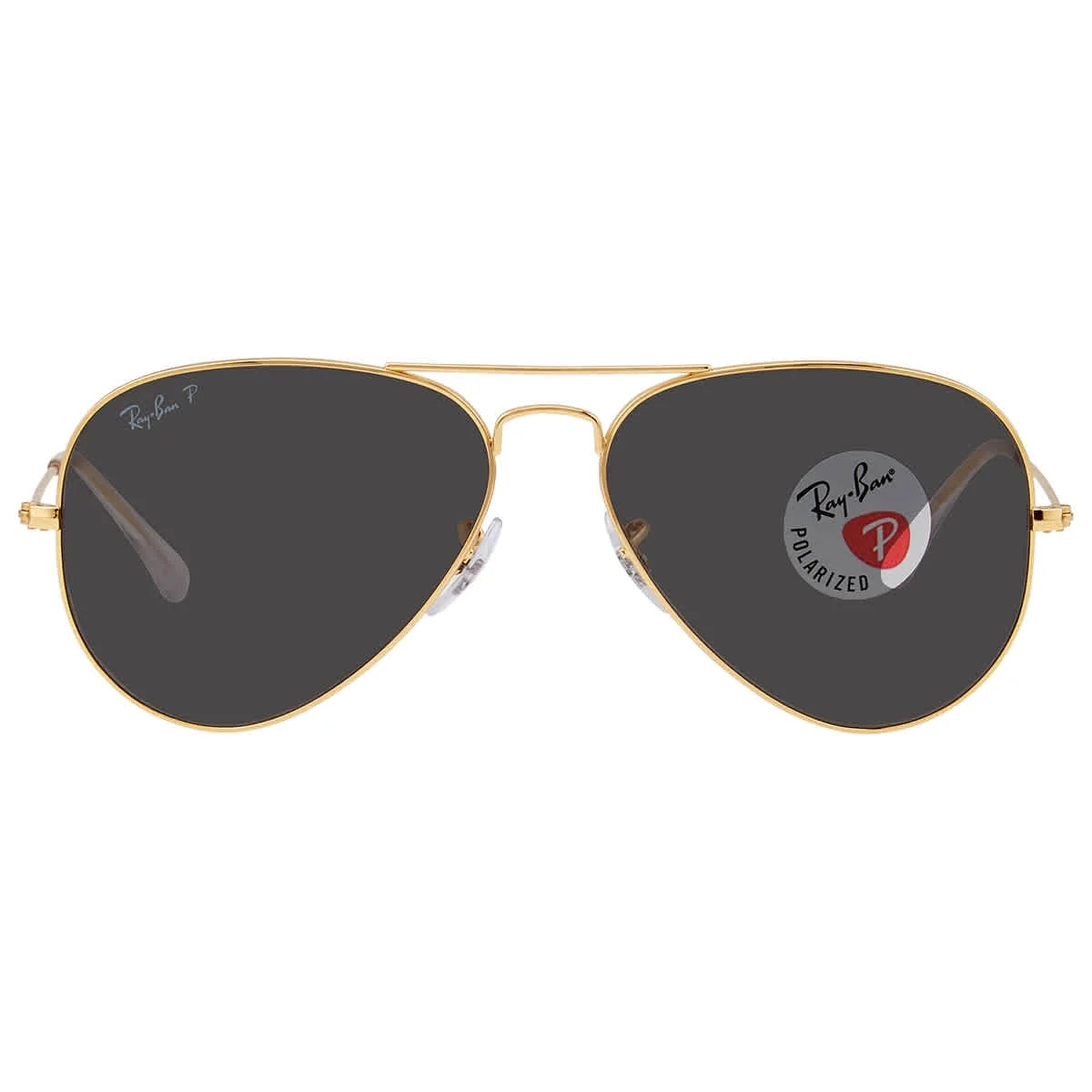Ray Ban Aviator Classic Polarized Black Pilot Unisex Sunglasses RB3025 919648 58 | Walmart (US)