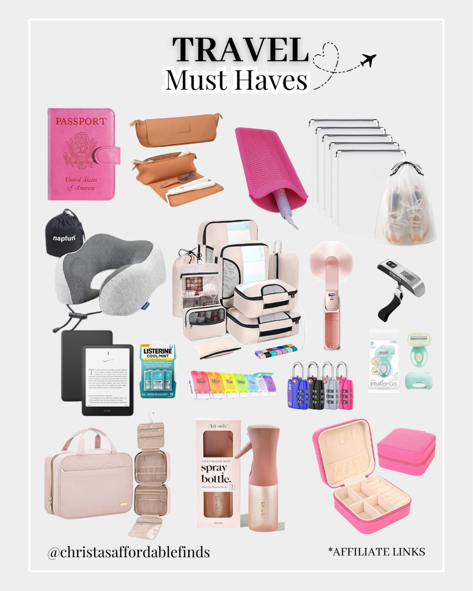 Ready to elevate your next trip? From packing hacks to stylish travel must-haves, I’ve got all the essentials to keep you organized, comfortable, and looking fab while on the go. ✈️ Whether it’s a weekend getaway or a long-haul adventure, these affordable travel finds will be your ultimate packing MVPs! 🧳

Think space-saving travel bags, TSA-friendly beauty kits, and tech-savvy gadgets designed to make every journey smoother. 💼 Click to shop my curated picks for the chic and savvy traveler!

#TravelMustHaves #LTKtravel #AffordableTravelEssentials #StylishTravelAccessories #PackingHacks #OrganizedTravel #WomenWhoTravel


#LTKTravel #LTKGiftGuide #LTKHoliday