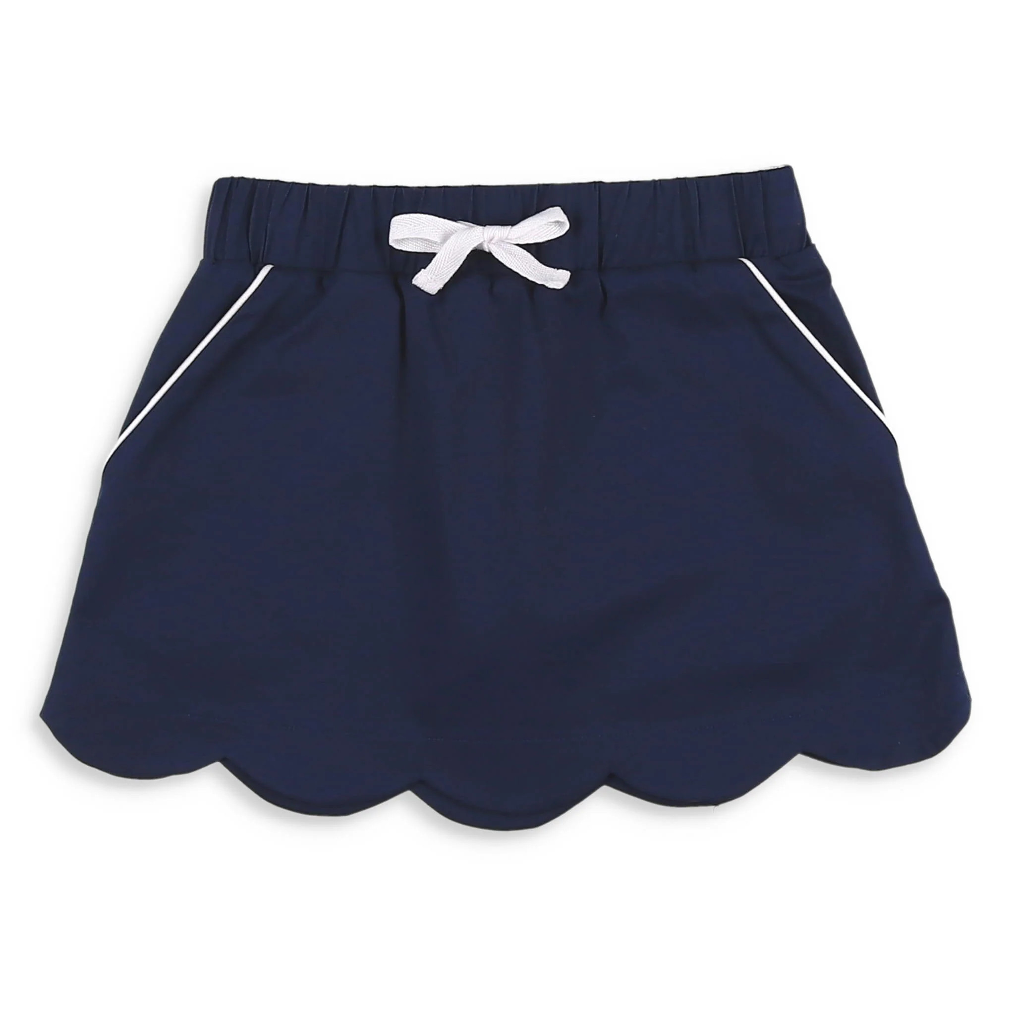 Girls Navy Back To School Skort - Shrimp and Grits Kids | Shrimp and Grits Kids