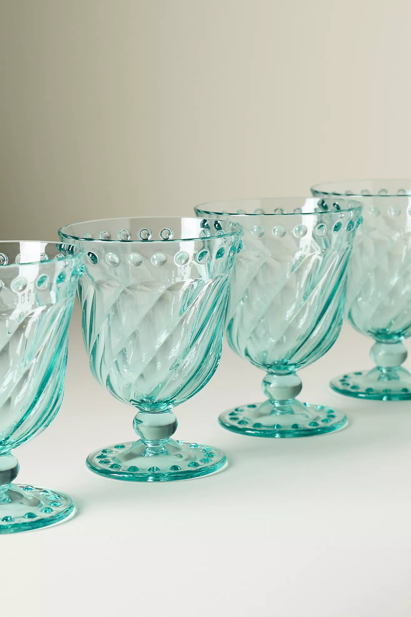 Esther Acrylic Goblets, Set of 4 | Anthropologie (US)