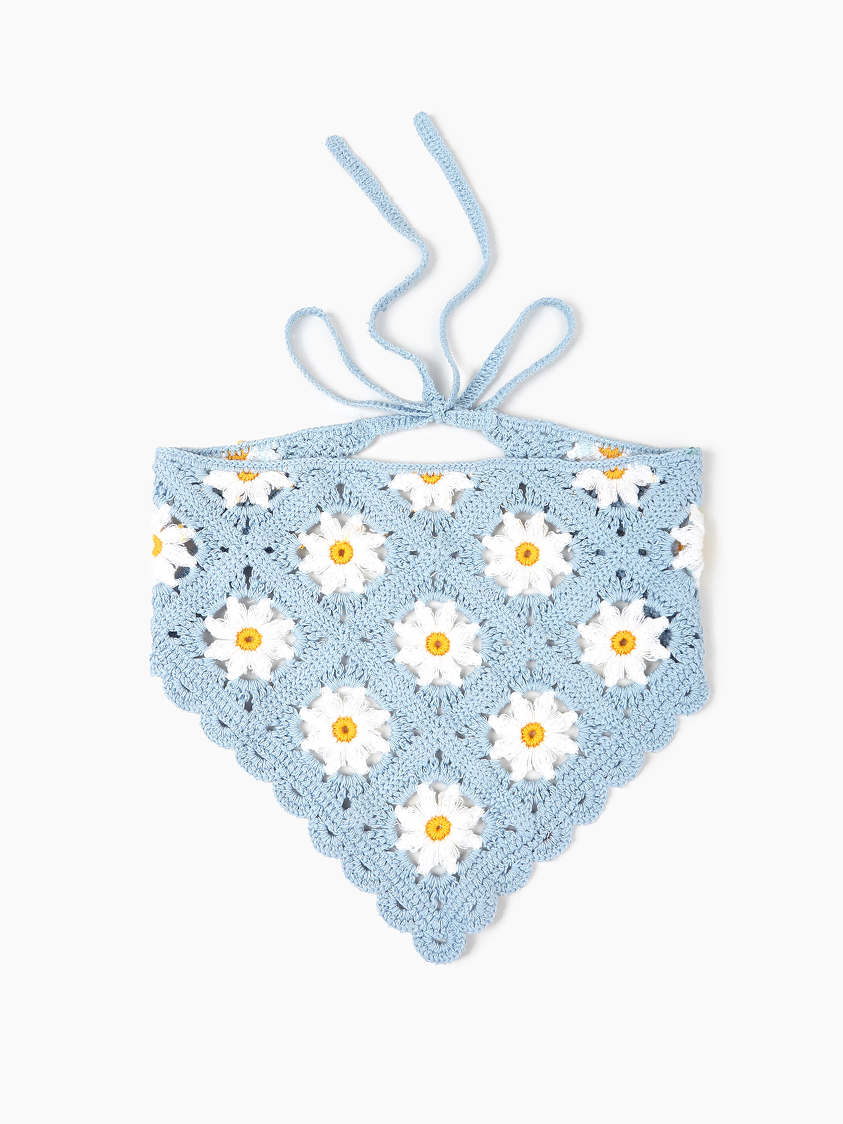 Polyester DAISY PLAID HEADSCARF For Congés | Cider