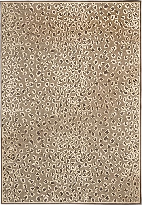 SAFAVIEH Area Rug 8x10 - Paradise Collection - Large - Beige & Brown, Viscose, Animal Print Design, Ideal for Living Room, Bedroom, Office, Dining Space (PAR84-303) | Amazon (US)