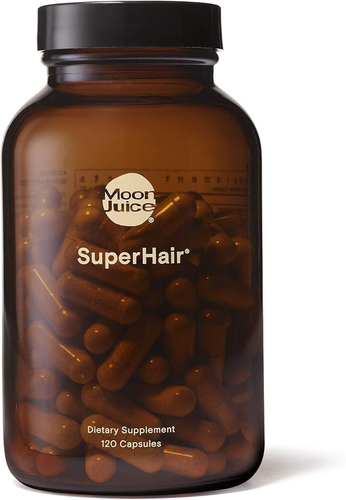 SuperHair by Moon Juice - Natural Hair Nutrition Supplement & Multivitamin for Healthier, Thicker... | Amazon (US)