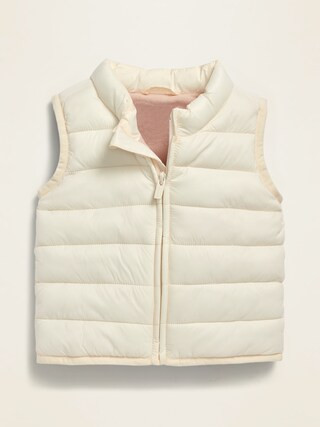Unisex Frost-Free Solid Puffer Vest | Old Navy (US)