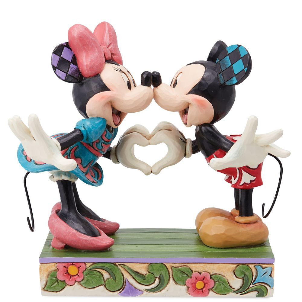 Mickey and Minnie Mouse ''A Sign of Love'' Figure by Jim Shore Official shopDisney | Disney Store