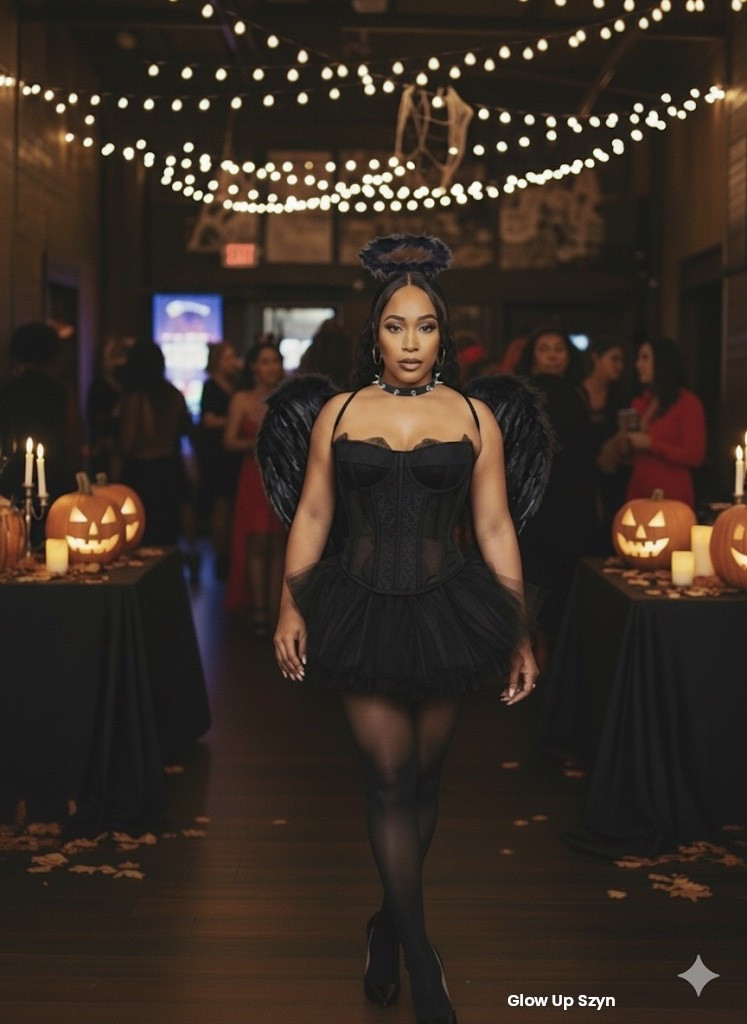 🎃✨ The Dark Angel Glow Up ✨🎃

Halloween isn’t just about costumes—it’s about stepping into a whole new aura. This Black Dark Angel costume gives mystery, elegance, and power, perfect for anyone wanting to turn heads at the party. The corset + tutu combo snatches the waist, the wings give that dramatic effect, and the details (stockings + heels + halo) make it unforgettable.

#LTKParties #LTKHalloween #LTKSeasonal