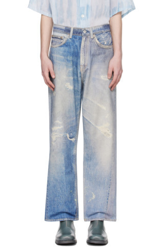Blue Third Cut Jeans | SSENSE