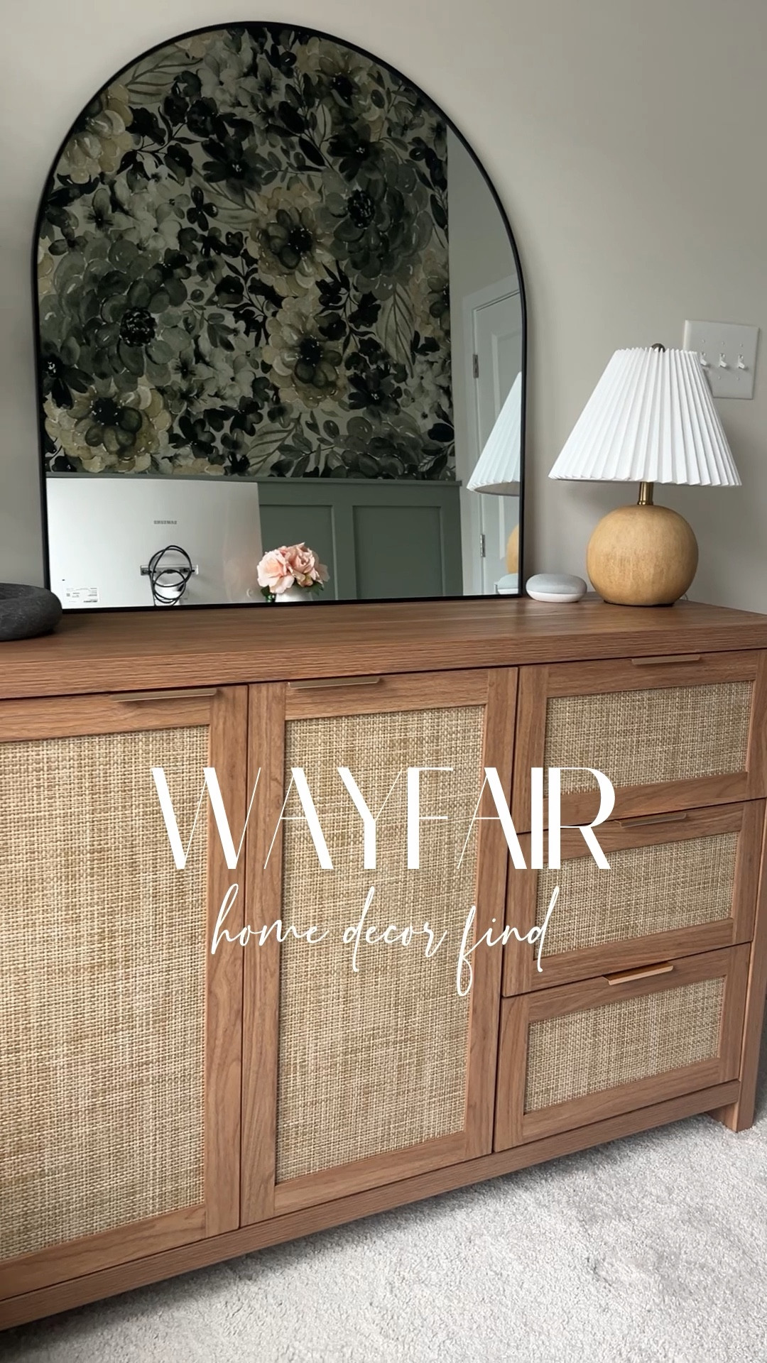 This 51” natural oak sideboard from Wayfair was the perfect addition to my home office! I wanted to find a storage solution that could hide away items like my printer and supplies. 

#LTKHome