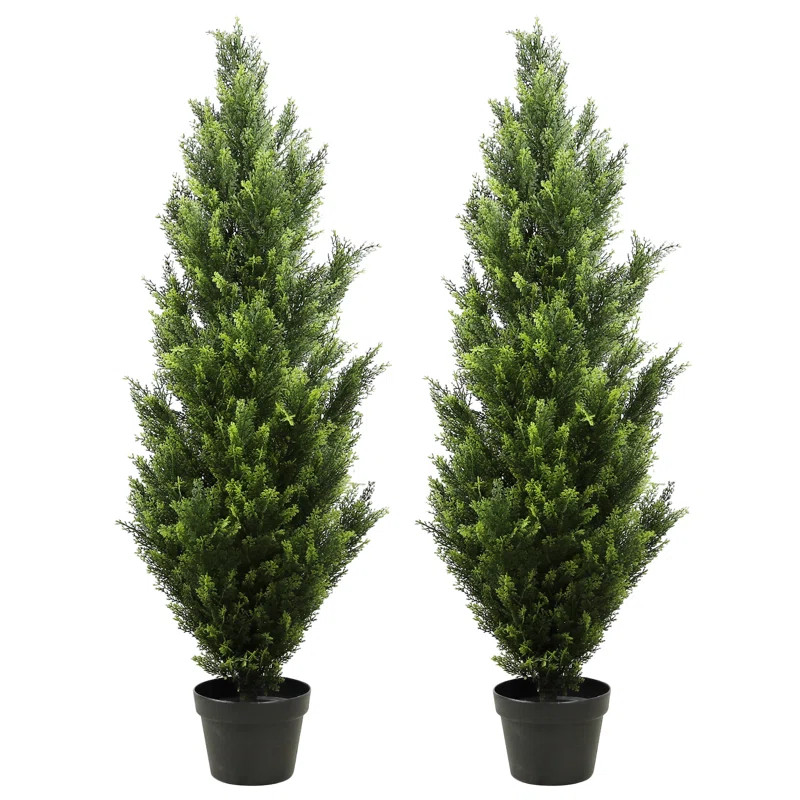 Topiarr Trees Faux Cedar Tree in Pot | Wayfair North America
