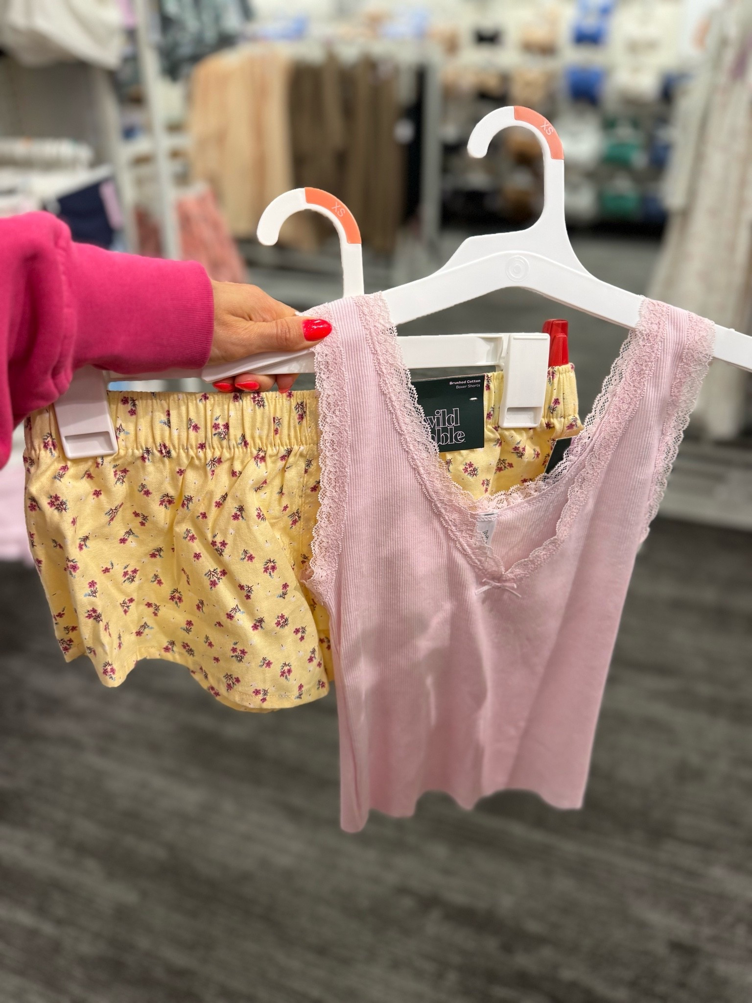 Adorable summer pajama set love the boxer shorts with matching lace trim tank

#LTKPetite #LTKSeasonal