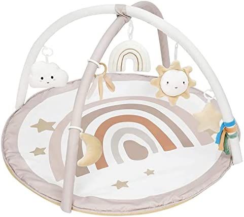 little dove Baby Gym and Infant Play Mat Rainbow Design for Newborn Stage-Based Developmental Act... | Amazon (US)