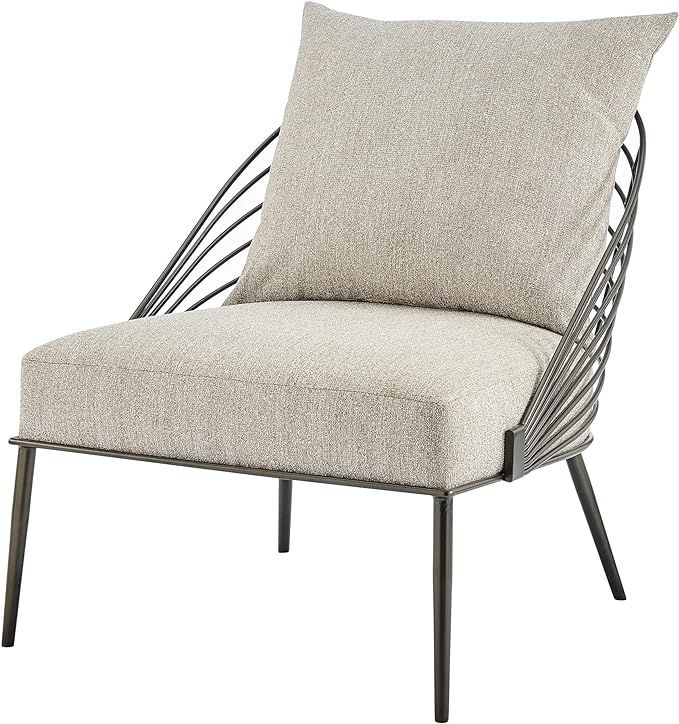 npd furniture and more Kelby Fabric, Princeton Cream Accent Chair, Beige | Amazon (US)
