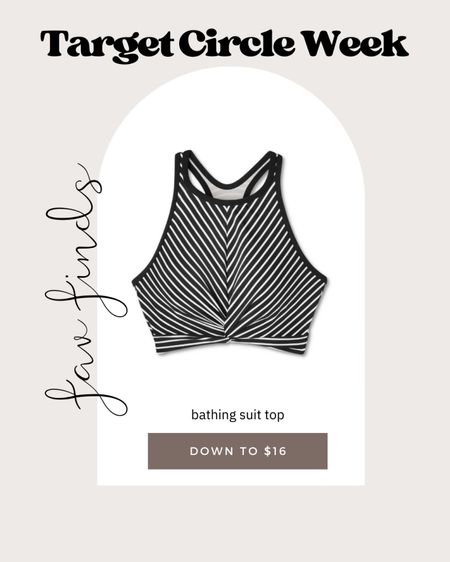 This bathing suit top is so cute on! It’s flattering and has good support. #targetcircleweek

#LTKxTarget #LTKsalealert #LTKSeasonal