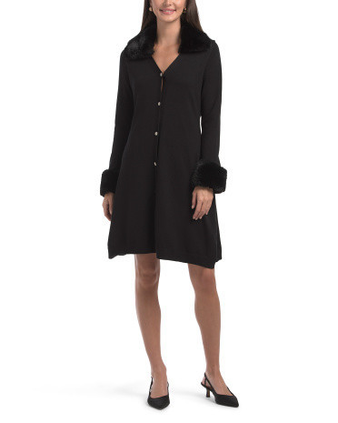 Sweater Mini Dress for Women | Polyester/Rayon/Nylon | Marshalls