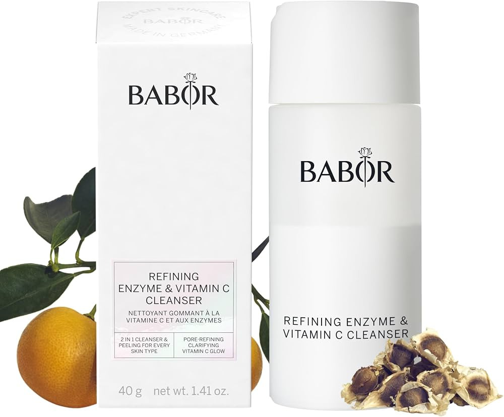 BABOR Refining Enzyme & Vitamin C Cleanser, Enzyme Powder Cleanser, Exfoliating Face Wash Polish,... | Amazon (US)