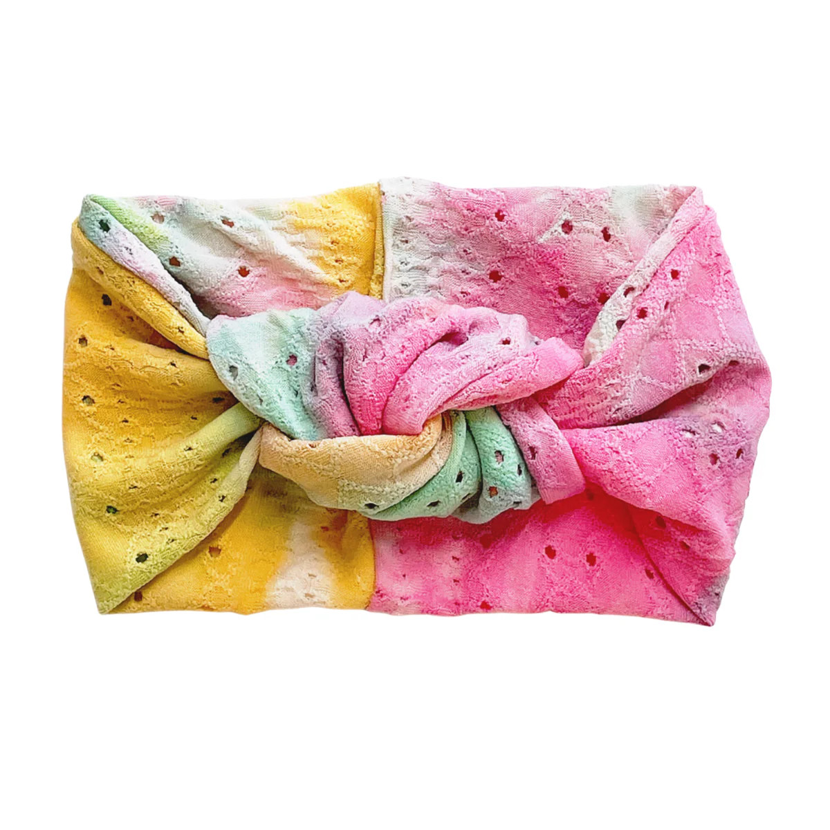 Twist Knot Headband, Shabby Chic Tie Dye | SpearmintLOVE