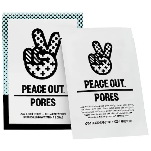 Oil-Absorbing Pore Treatment Strips - Peace Out | Sephora | Sephora (US)