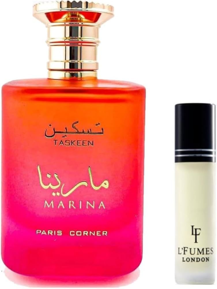 Paris Corner Taskeen Marina Tropical Perfume EDP 3.4Fl Oz with 8ml L'Fumes Roll-On Layering Perfu... | Amazon (US)