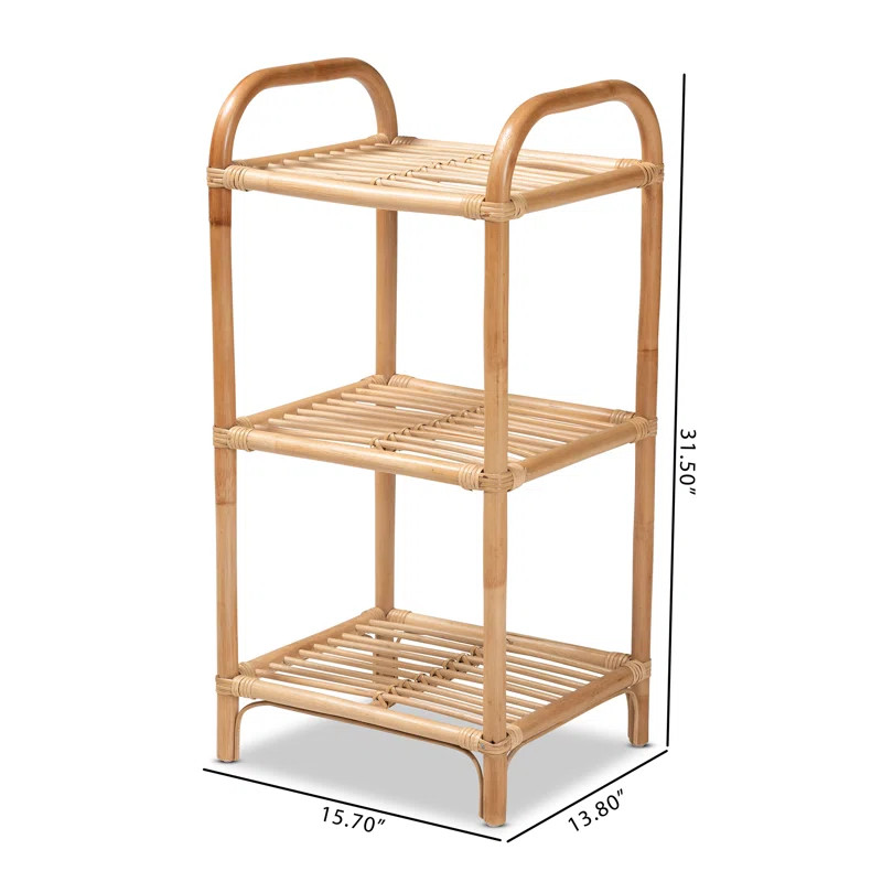 North Brookfield 15.7'' W Solid + Manufactured Wood Shelving Unit | Wayfair North America
