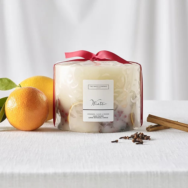 Winter Botanical Candle – Large | The White Company UK & ROW