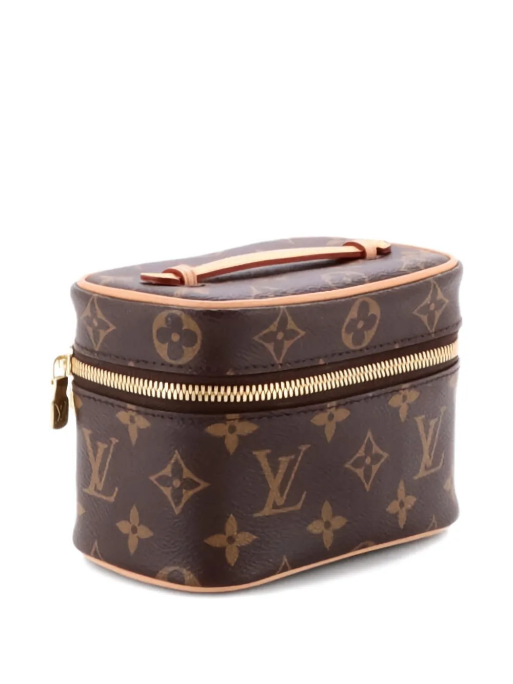Louis Vuitton Pre-Owned Nice Vanity Case Monogram Canvas Nano pouch - Brown | Farfetch Global