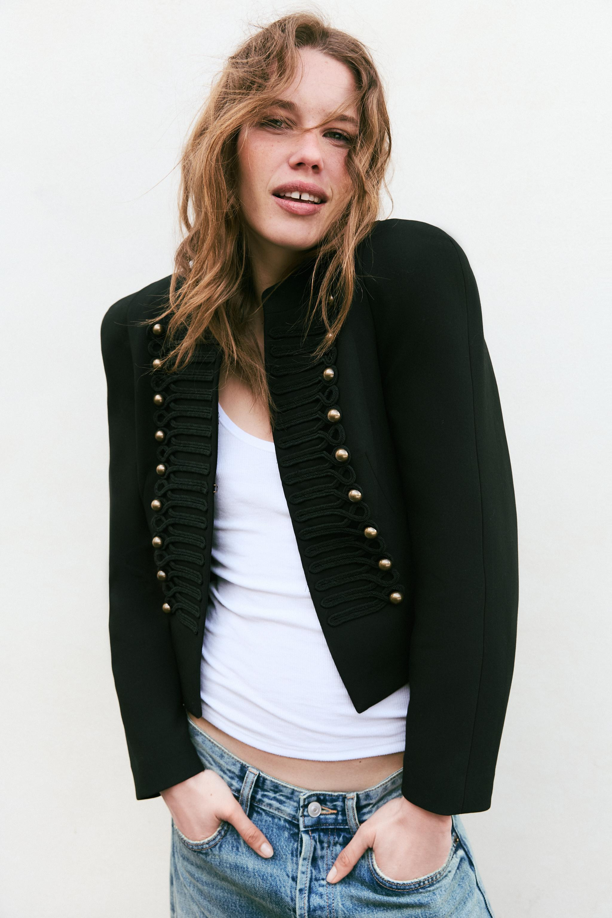 SHORT SLEEVE BLAZER | Zara US