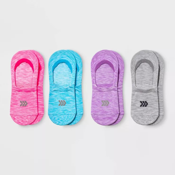 Women's Spacedye Lightweight 4pk Liner Athletic Socks - All in Motion™ 4-10 | Target