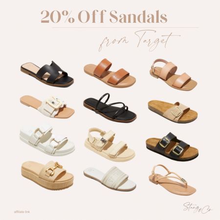 There’s a huge selection is sandals on sale at Target for 20% off!

Espadrille, slide sandal, Birkenstock look for less, slip on, flat sandal, strappy sandal, Target style

#LTKshoecrush #LTKfindsunder50 #LTKsalealert
