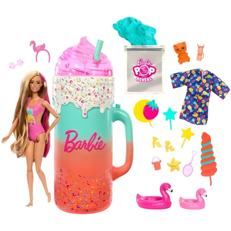 Barbie Pop Reveal Rise & Surprise Gift Set with Scented Doll, Squishy Scented Pet & More | Walmart (US)