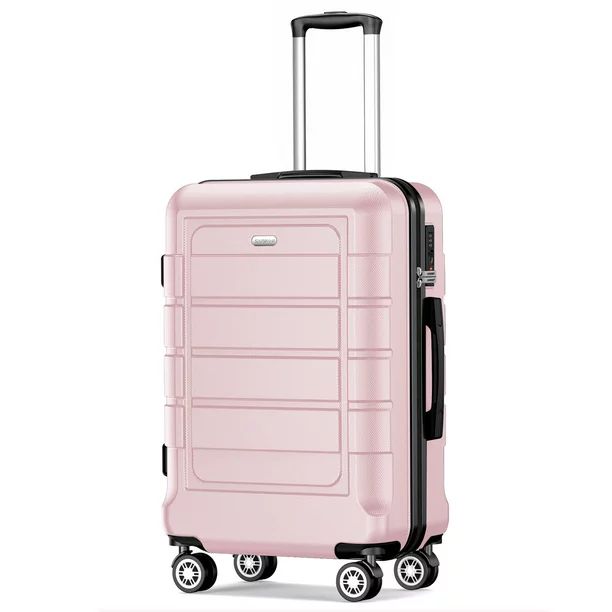 SHOWKOO Hardside 20 inch Carry on Luggage with Ergonomic Handles and TSA Lock, Travel Suitcase wi... | Walmart (US)