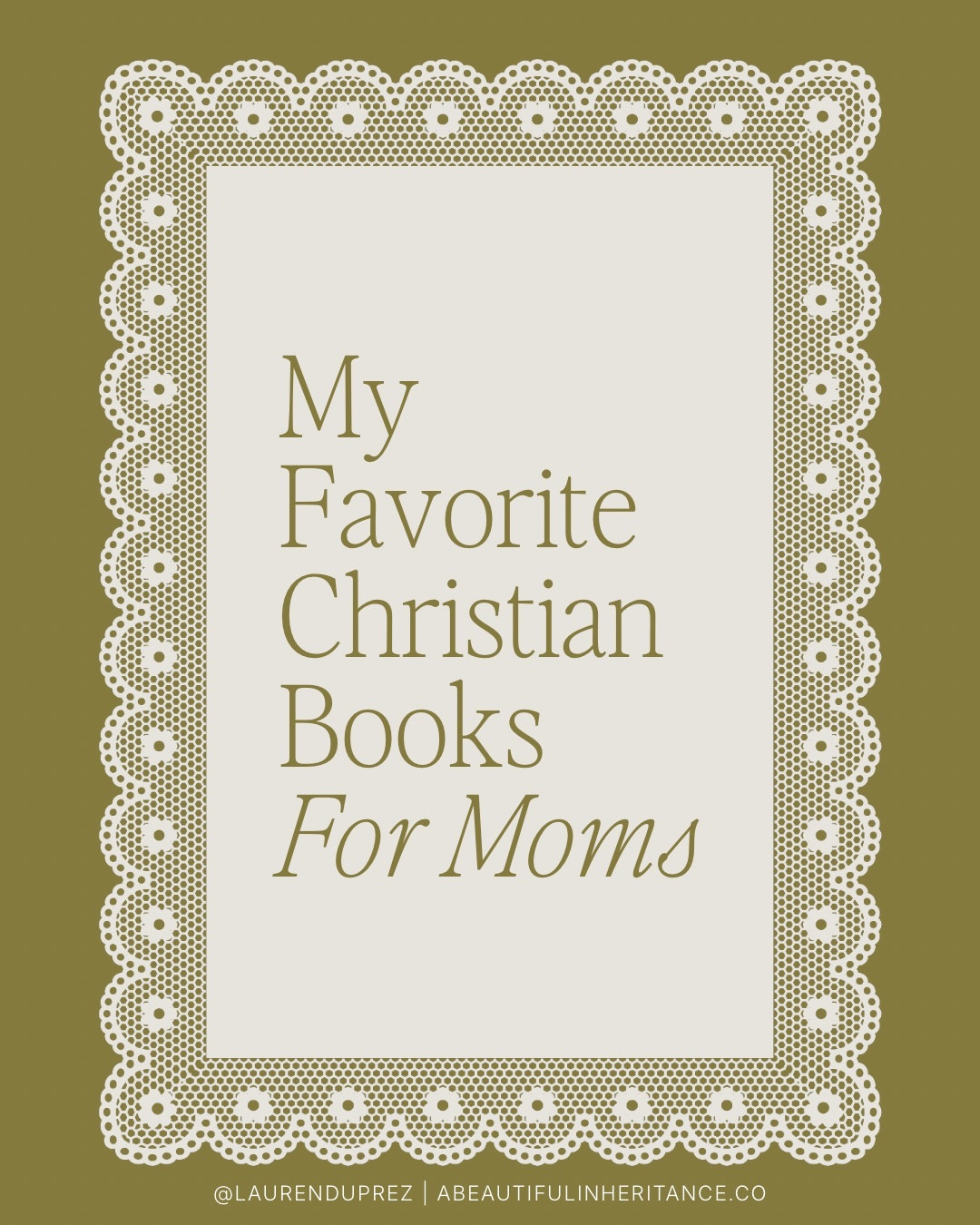 Check out my favorite Christian nonfiction books for moms! These books have seen me through various seasons of my motherhood
journey!

#LTKmomlife #LTKdayinmylife #LTKselfcare