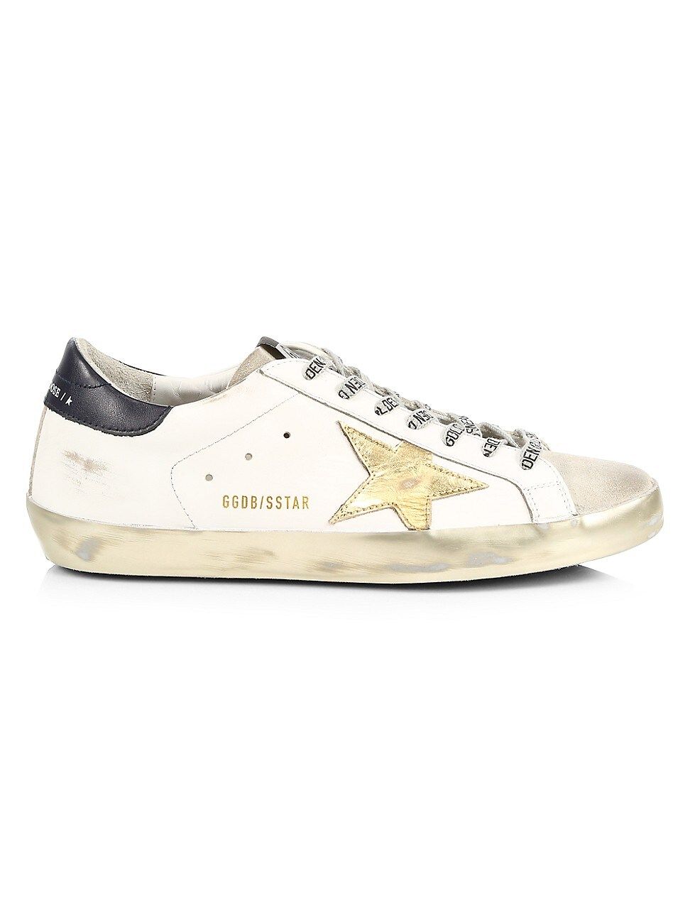 Golden Goose Deluxe Brand Men's Men's Superstar Leather Sneakers - White Leather - Size 14 | Saks Fifth Avenue