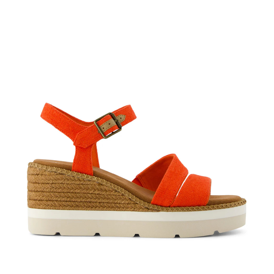 Darya Wedge Platform Sandal Flame | Toms EMEA