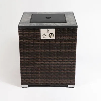 28inch Gas Fireplace Table - Approved, Ceramic Tile Top Garden Corner Stainless Steel Burner, | Wayfair North America