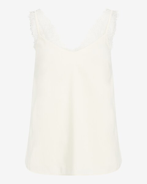 Satin Lace Strap V-Neck Downtown Cami | Express