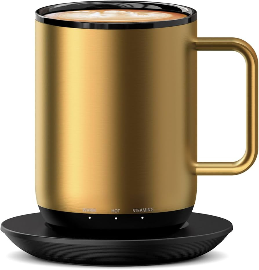 Temperature Control & Self-Heating Smart Coffee Mug with Lid, 3 Custom Heat Settings, Manual & Ap... | Amazon (CA)