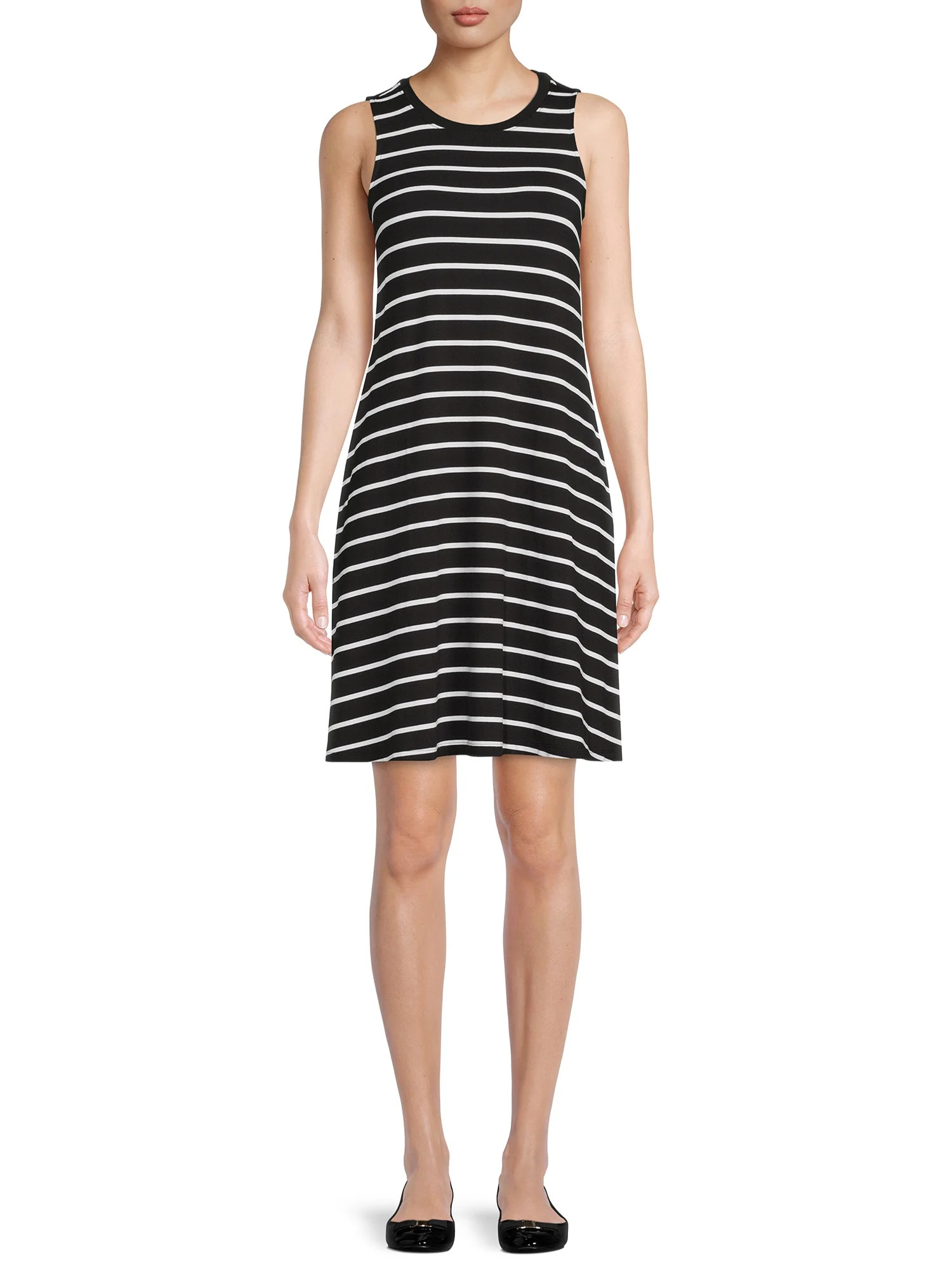 Time and Tru Women's Sleeveless Knit Dress | Walmart (US)