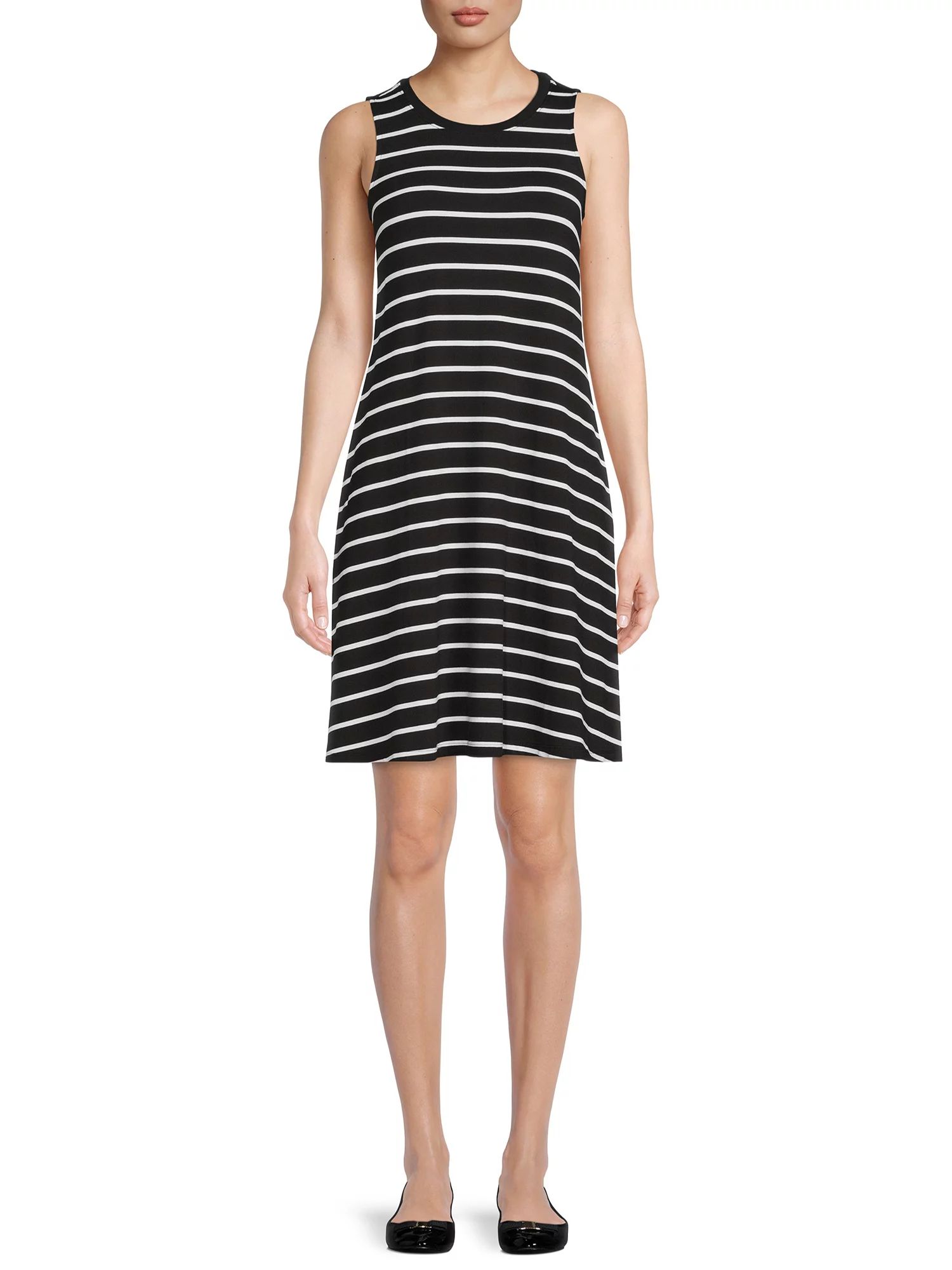 Time and Tru Women's Sleeveless Knit Dress - Walmart.com | Walmart (US)