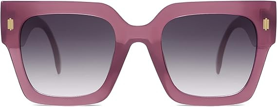 SOJOS Vintage Oversized Square Sunglasses for Women,Retro Womens Luxury Big Sun Glasses UV400 Pro... | Amazon (US)