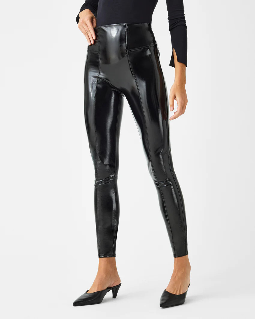 Faux Patent Leather Leggings | Spanx