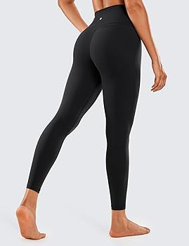 CRZ YOGA Womens Naked Feeling Workout 7/8 Yoga Leggings - 25 Inches High Waist Tight Pants | Amazon (US)