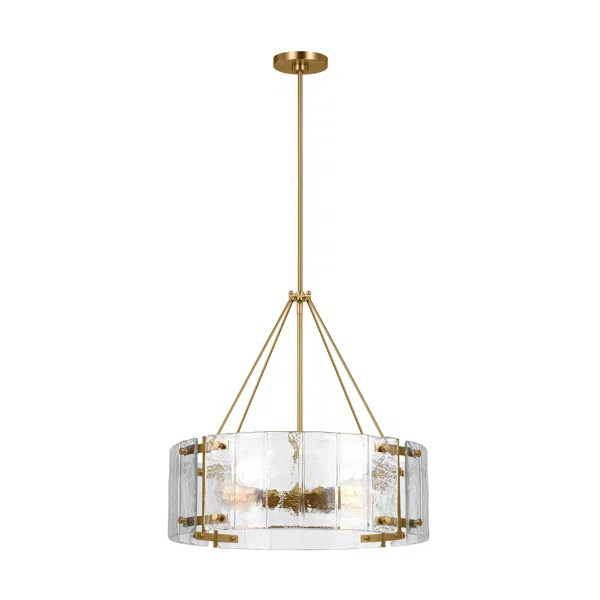 Calvert 4 - Light Shaded Drum Chandelier | Wayfair North America