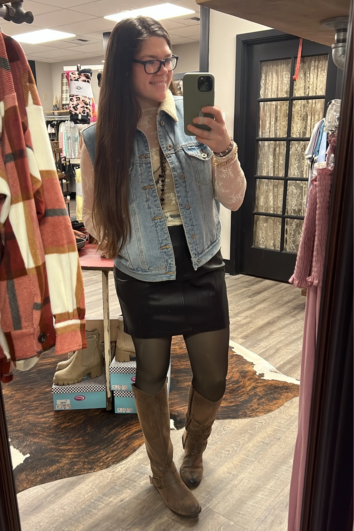 When you are trying to find the perfect Faux Leather skirt to rock for any occasion and stumble onto this little number… you don’t pass it up. ✨ 

This MANGOPOP High-waisted Faux Leather Mini Skirt is the perfect addition to your wardrobe  #LTKHoliday

#LTKfindsunder50 #LTKstyletip