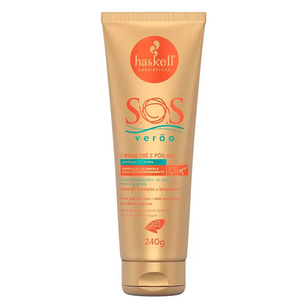 Leave In Haskell Sos Verão 240g - Lojas REDE: A Maior Rede de Cosméticos do Brasil! | LOJAS REDE (BR)