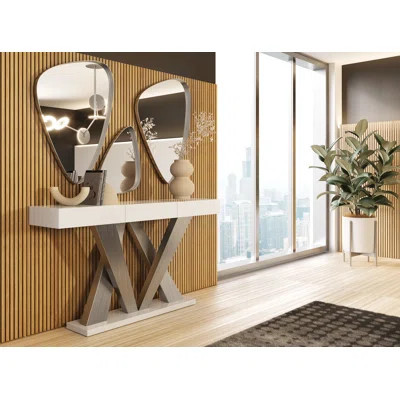 39.37" Console Table and Mirror Set | Wayfair North America