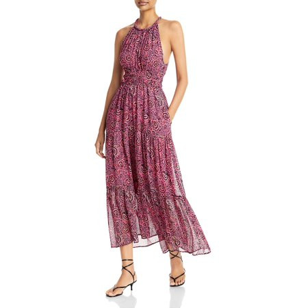 A.L.C. Womens Elara Sundress Maxi Halter Dress | Walmart (US)