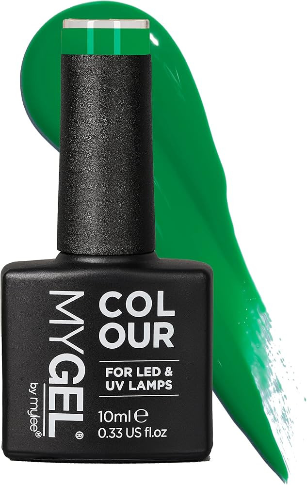 Mylee Gel Nail Polish 10ml [Groovy Green] UV/LED Soak-Off Nail Art Manicure Pedicure for Professi... | Amazon (UK)