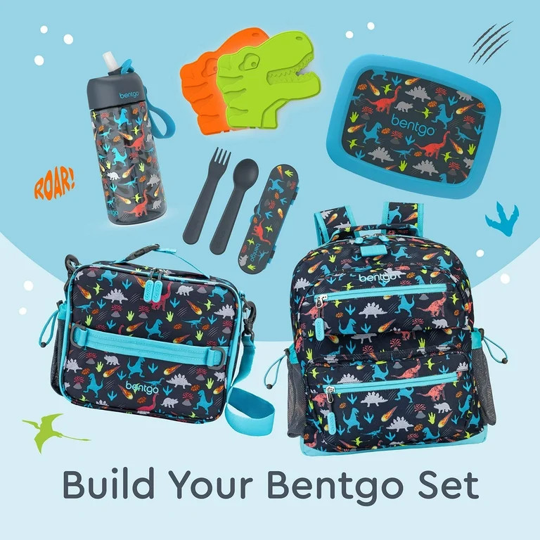 Bentgo Kids Prints Leak-Proof, 5-Compartment Bento-Style Kids Lunch Box - BPA-Free, Dishwasher Sa... | Walmart (US)