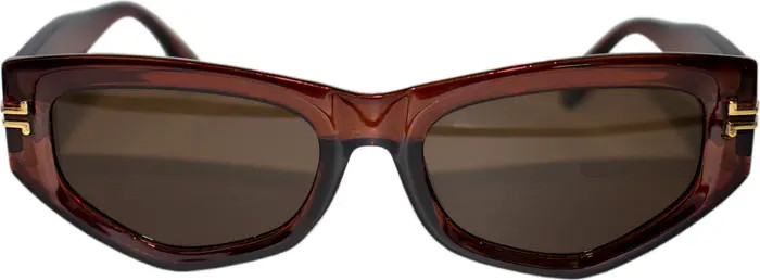 Wren 52mm Polarized Geometric Sunglasses | Nordstrom
