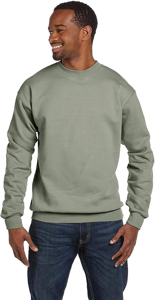 Hanes Unisex Ecosmart® 50/50 Crewneck Sweatshirt | Amazon (US)